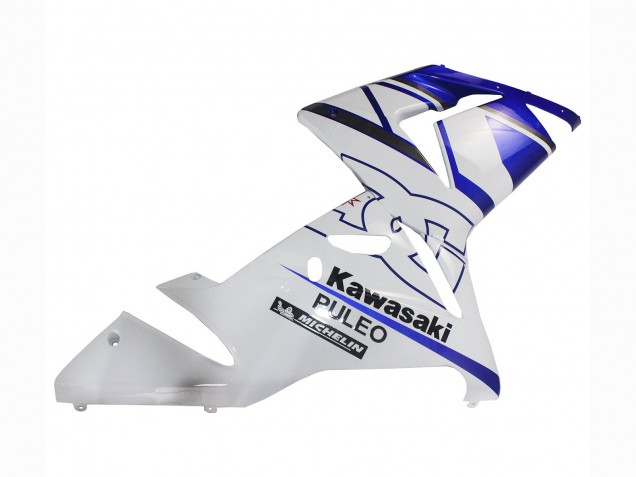 2004-2005 Black White Kawasaki ZX10R Motorcycle Fairing UK