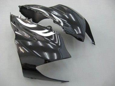 Buy 2004-2005 Black White Kawasaki ZX10R Motorcycle Fairings UK