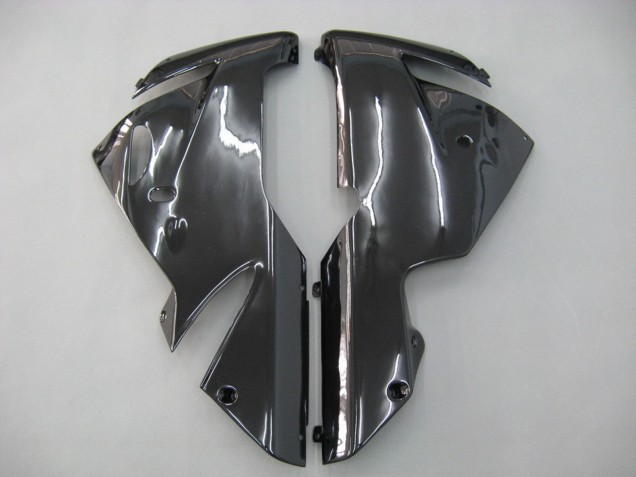 2004-2005 Black White Kawasaki ZX10R Motorcycle Fairings UK
