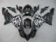 2004-2005 Black White Kawasaki ZX10R Motorcycle Fairings UK