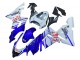 2004-2005 Glossy Blue White Fiat Motul Kawasaki ZX10R Motorcycle Fairings UK