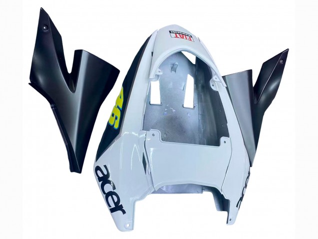 2004-2005 Glossy Blue White Fiat Motul Kawasaki ZX10R Motorcycle Fairings UK