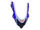 2004-2005 Glossy Blue White Fiat Motul Kawasaki ZX10R Motorcycle Fairings UK