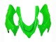 2004-2005 Green Black Ninja Kawasaki ZX10R Motorcycle Fairings UK