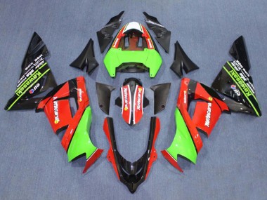 Buy 2004-2005 Green White Ninja Kawasaki ZX10R Motorcycle Fairings UK