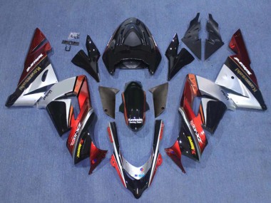 Buy 2004-2005 White Black Fluorescent Yellow Ninja Kawasaki ZX10R Motorcycle Fairings UK