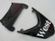2004-2005 White Black West Ninja Kawasaki ZX10R Motorcycle Fairings UK