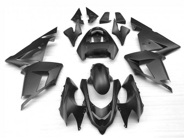 2004-2005 Matte Black Kawasaki ZX10R Motorcycle Fairings UK