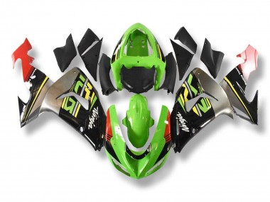 Buy 2006-2007 Green Grey Red Black Yellow Kawasaki ZX10R Motorcycle Fairings UK