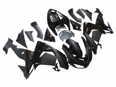 Buy 2006-2007 Matte Black Glossy Black Kawasaki ZX10R Motorcycle Fairings UK