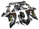 2006-2007 Grey Yellow Glossy Black Monster Elf Kawasaki ZX10R Motorcycle Fairings UK