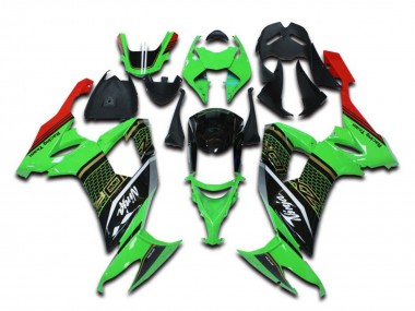 Buy 2006-2007 Green Red Black Kawasaki ZX10R Motorcycle Fairings UK