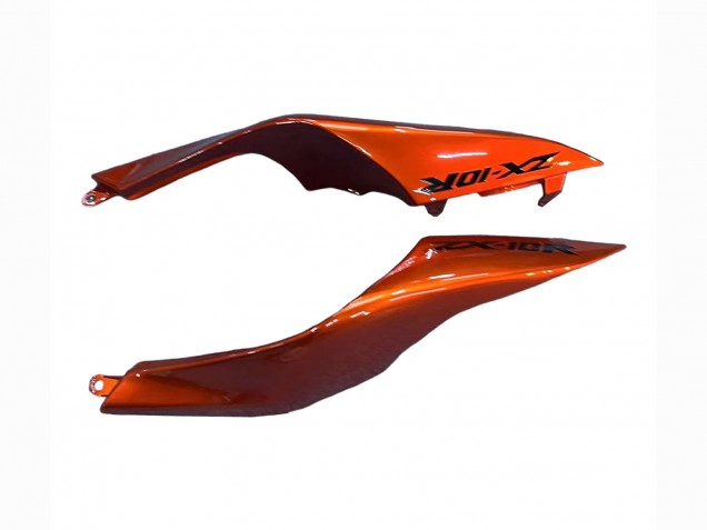 2008-2010 Burnt Orange Black Kawasaki ZX10R Motorcycle Fairings UK