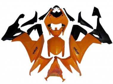 Buy 2008-2010 Orange Black Kawasaki ZX10R Motorcycle Fairings UK