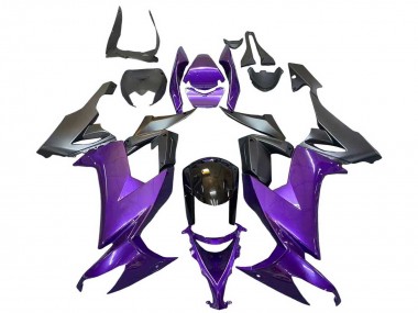 Buy 2008-2010 Purple Black Kawasaki ZX10R Motorcycle Fairings UK