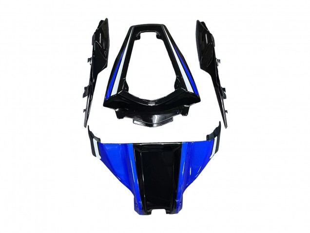 2011-2015 Blue White Glossy Black Kawasaki ZX10R Motorcycle Fairings UK