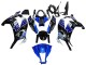 2011-2015 Blue White Glossy Black Kawasaki ZX10R Motorcycle Fairings UK