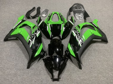 Buy 2011-2015 Green Glossy Black Matte Black Kawasaki ZX10R Motorcycle Fairings UK