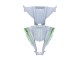 2011-2015 White Green Stripe Black Ninja Kawasaki ZX10R Motorcycle Fairings UK