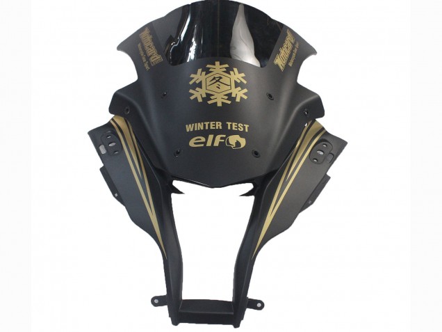 2011-2015 Matte Black Gold Snow Elf Kawasaki ZX10R Motorcycle Fairings UK