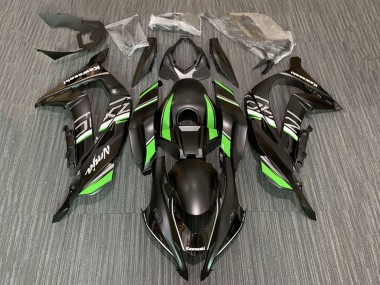 Buy 2016-2020 Matte Black Green White Ninja Kawasaki ZX10R Motorcycle Fairings UK