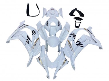Buy 2016-2020 White Gold Black Kawasaki ZX10R Motorcycle Fairings UK