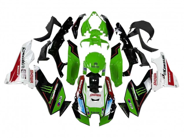2021-2025 Green Black White Red Blue Showr Elf Monster Kawasaki ZX10R Motorcycle Fairings UK