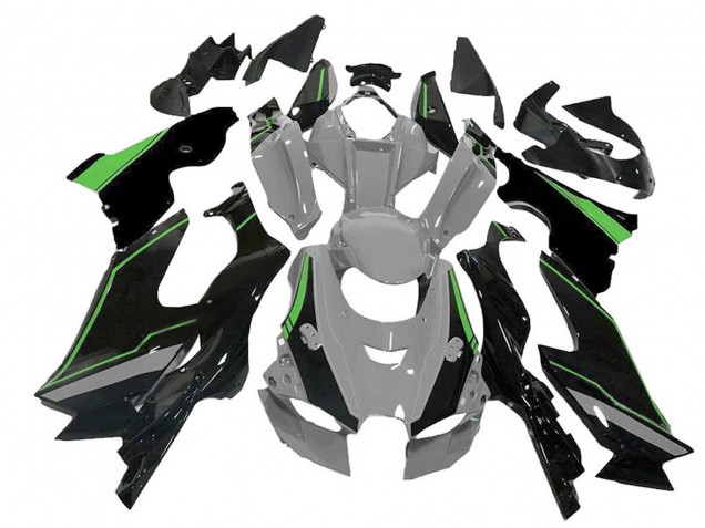 2021-2026 Grey Green Black Kawasaki ZX10R Motorcycle Fairing UK