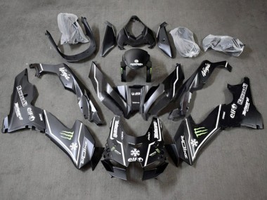 Buy 2021-2025 Glossy Black Green White Elf Snow Monster Kawasaki ZX10R Motorcycle Fairings UK