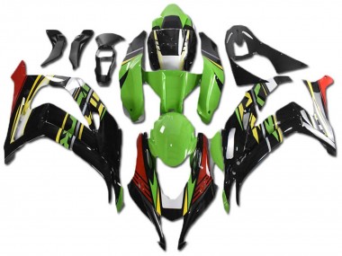 Buy 2021-2025 Green Yellow Red Black Kawasaki ZX10R Motorcycle Fairings UK