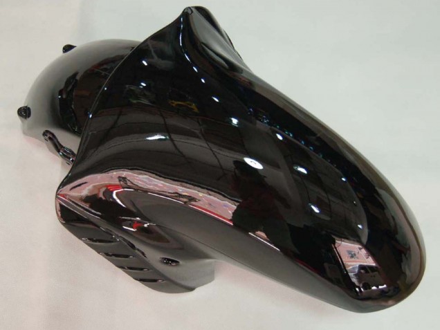 2006-2011 Glossy Black Green Flame Kawasaki ZX14R ZZR1400 Motorcycle Fairing UK