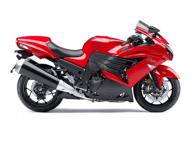 2012-2024 Red Matte Black Kawasaki ZX14R ZZR1400 Motorcycle Fairing UK