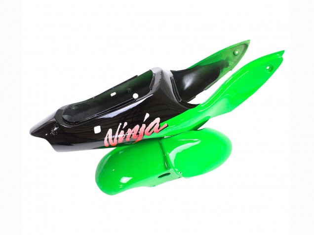 1998-1999 Green White Glossy Black Kawasaki ZX6R Motorcycle Fairings UK