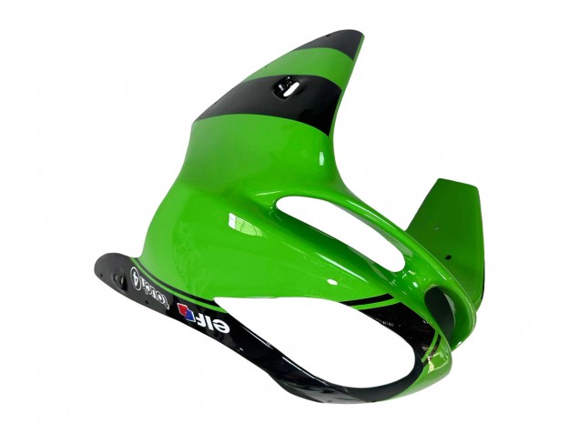1998-1999 Green Glossy Black Elf Bridgestone Kawasaki ZX6R Motorcycle Fairings UK