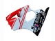 2000-2002 White Red Black Kawasaki ZX6R Motorcycle Fairings UK