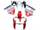 2000-2002 White Red Black Kawasaki ZX6R Motorcycle Fairings UK