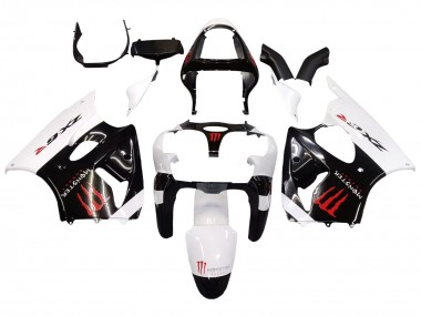 Buy 2000-2002 White Black Red Monster Kawasaki ZX6R Motorcycle Fairings UK
