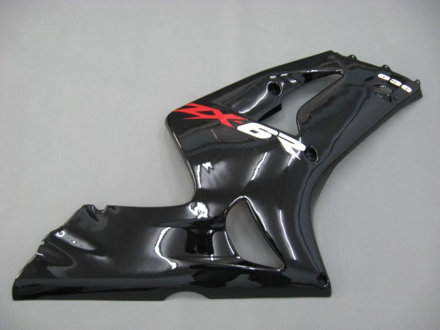 2003-2004 Glossy Black Kawasaki ZX6R Motorcycle Fairings UK