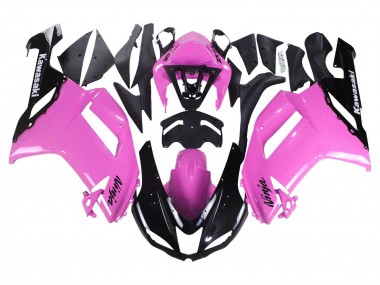Buy 2007-2008 Black Pink Ninja Kawasaki ZX6R Motorcycle Fairings UK