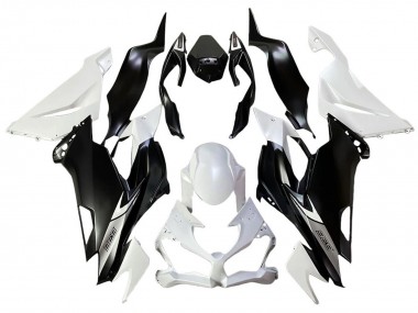 Buy 2013-2018 White Matte Black Kawasaki ZX6R Bike Fairings UK