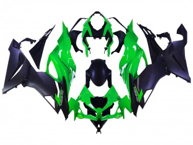 Buy 2019-2022 Green Matte Black Kawasaki ZX6R Motorcycle Fairings UK