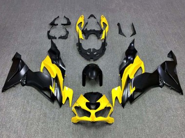 Buy 2019-2022 Yellow Matte Black Kawasaki ZX6R Motorcycle Fairings UK
