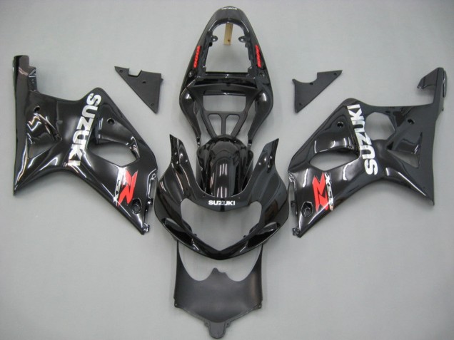 2000-2002 Glossy Black Suzuki GSXR1000 Motorcycle Fairings UK