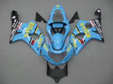 Buy 2000-2002 Light Blue Yellow Black Motul Rizla Suzuki GSXR1000 Motorcycle Fairings UK