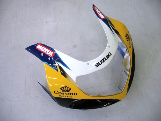 2000-2002 Yellow Dark Blue White Motul Corona Suzuki GSXR1000 Motorcycle Fairings UK