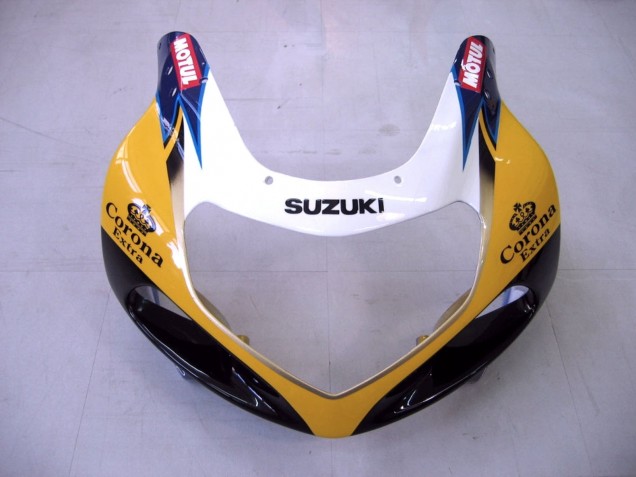 2000-2002 Yellow Dark Blue White Motul Corona Suzuki GSXR1000 Motorcycle Fairings UK