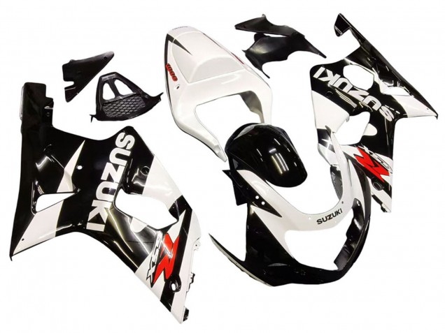 2000-2002 White Glossy Black Red Suzuki GSXR1000 Motorcycle Fairings UK