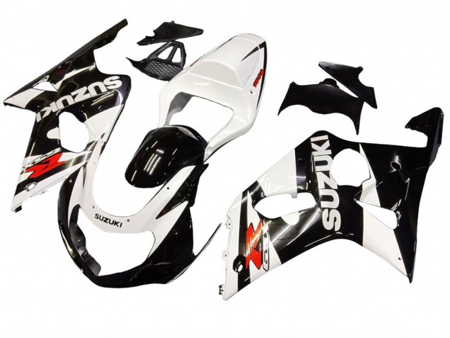 2000-2002 White Glossy Black Red Suzuki GSXR1000 Motorcycle Fairings UK