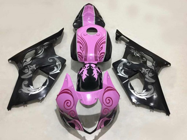 2003-2004 Black Pink Suzuki GSXR 1000 Motorcycle Fairings UK