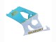2003-2004 White Light Blue Gold Suzuki GSXR 1000 Motorcycle Fairings UK
